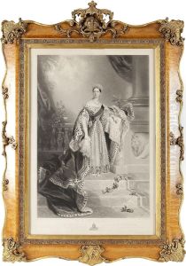 Queen Victoria In Coronation Robes