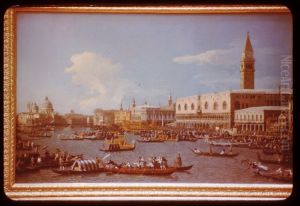 Embarkation of the Doge of Venice, for the Ceremony of the Marriage of the Adriatic by Canaletto