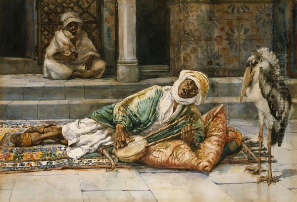 Eastern scene with a marabout. - view 1