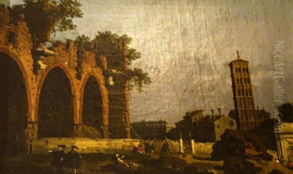 The Basilica of Maxentius and the Church of Santa Francesca Romana - view 1