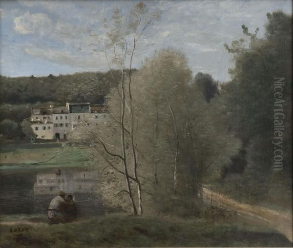 Pond and Cabassud House - view 1