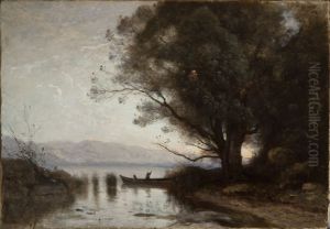 Souvenir of Riva by Jean-Baptiste Camille Corot