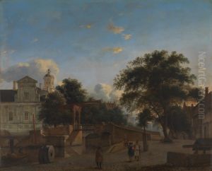 A Fanciful View of Amsterdam by Jan Van Der Heyden