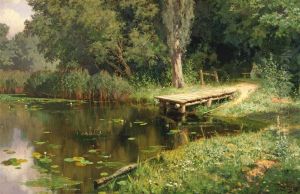 An Overgrown Pond by Vasily Polenov