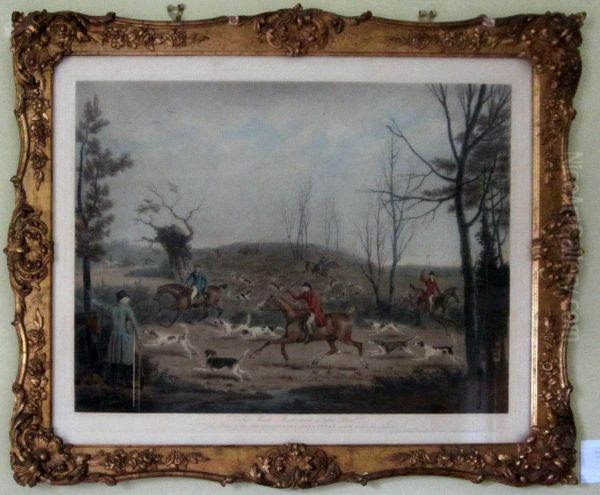 Fox Hounds Breaking Cover - view 1