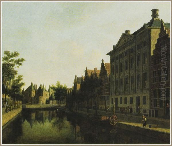 View of the Kloveniersburgwal with the Waag and the Trippenhuis, Amsterdam - view 1