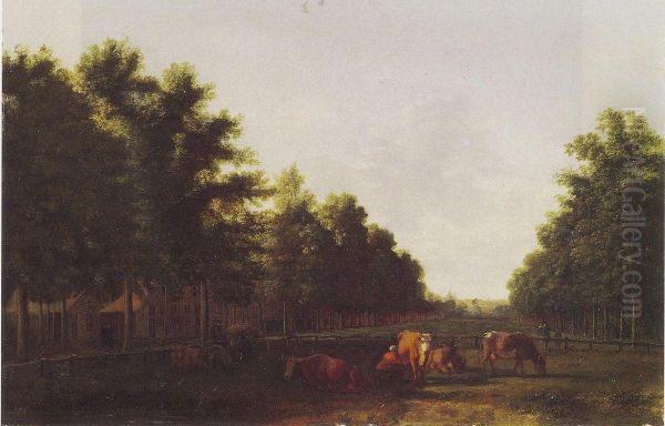 View of the Haarlemmerhout with the Kleine Houtpoort, Haarlem - view 1