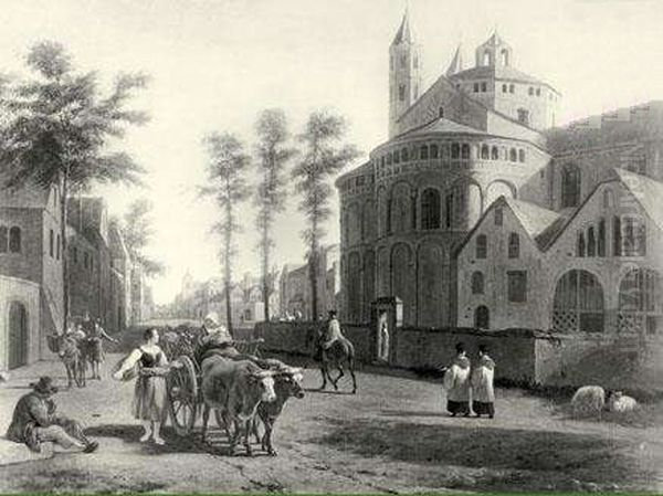 View of the Church of the Holy Apostles, Cologne - view 1