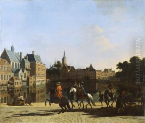 The Hofvijver with the Binnenhof from the Korte Vijverberg, The Hague