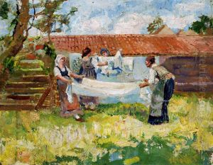 Laundresses by Isaak Brodsky