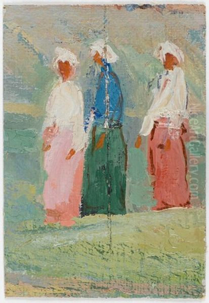 Three female Figures - view 1