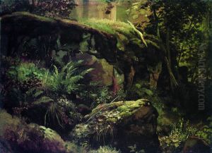 <<Kamni v lesu. Valaam>> by Ivan Shishkin