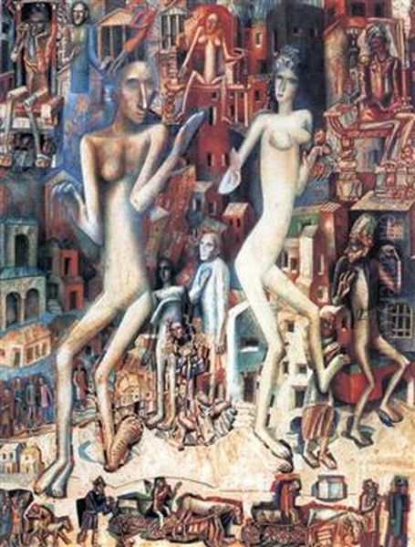 Man and woman - view 1