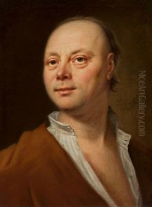 Portrait of a man in yellow coat.
