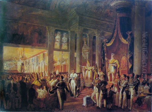 Consecration of Pedro II (study) - view 1