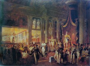 Consecration of Pedro II (study) by Manuel De Araujo Porto-Alegre