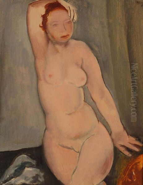 Sitting nude - view 1