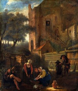 Scene at a water well by Jan Steen