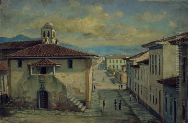 Antigo Pateo da Cadeia de Santos, 1875 - view 1