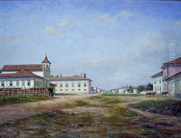 Largo e Matriz do Bras, 1862 - view 1