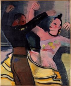 Les danseurs de flamenco by Georges Kars