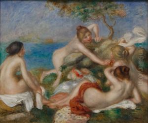Bathers with Crab