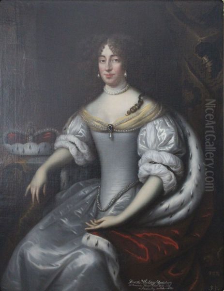 Portrait of Dorothea of Brandenburg, born von Schleswig-Holstein-Sonderburg-Glucksburg (1636-1689) - view 1