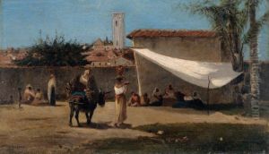 A Square in Caracas by Camille Pissarro