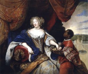 Portrait of Elizabeth Charlotte of the Palatine with her Slave Portrait of Elizabeth Charlotte of the Palatine with her Slave