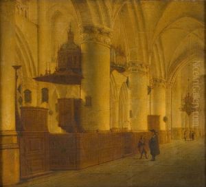 Interieur van de Sint Bavo te Haarlem