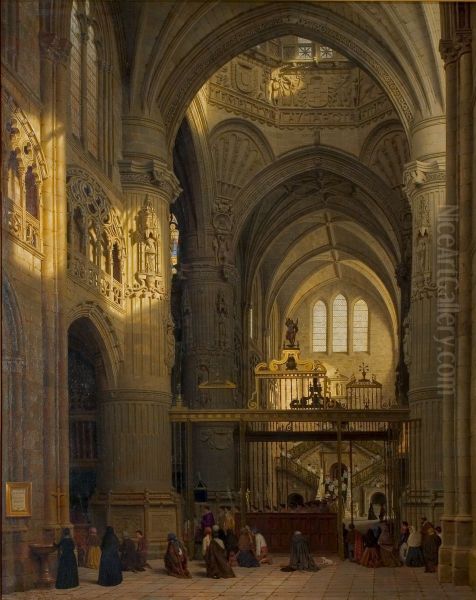 Interieur van de kathedraal te Burgos - view 1