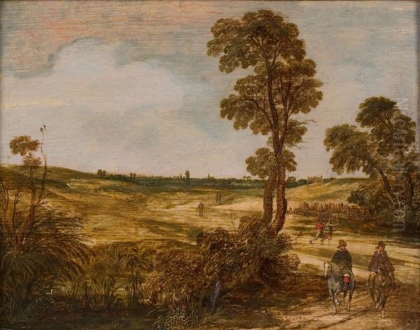 Twee ruiters in duinlandschap - view 1