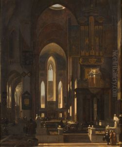 Church Interior by Emanuel de Witte