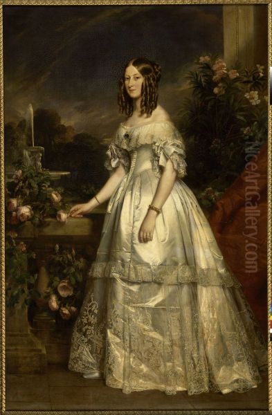 Portrait ofPrincess Victoria of Saxe-Coburg and Gotha(1822-1857), Duchess of Nemours - view 1