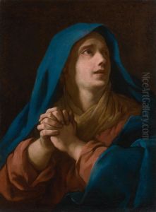 La Vierge en priere by Jean-Francois de Troy