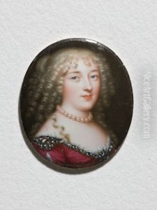 Francoise Athenais de Rochechouart, markisinna av Montespan by Jean Petitot