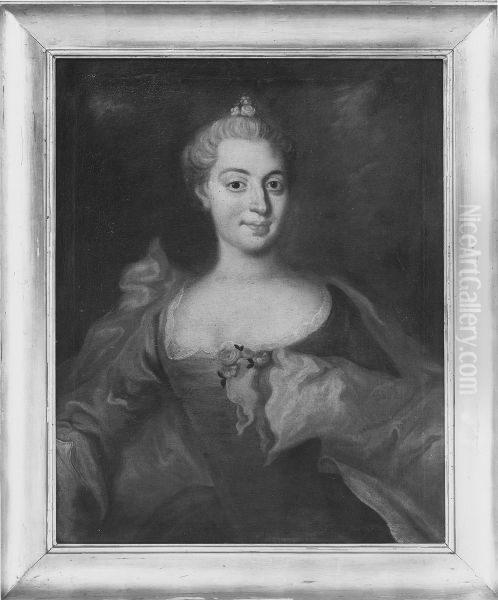 Okand kvinna, mojligen gift med kommissarie Johan Gustaf Lund - view 1