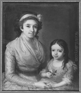 Ulrika Margaretha Keyser (1851-1898), gift med hovrattsassessor Hans-Edvard Pettersson med sin syster Beata Christina