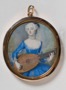 The Baroness Eleonora von Keyserlingk,born Countess von Schlieben-Sanditten by Antoine Pesne