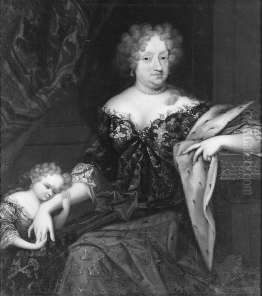Sofia Amalia, (1628-1685), prinsessa av Braunschweig-Luneburg, drottning av Danmark och okand kvinna - view 1