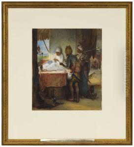 Sikh Soldiers Bargaining for a Diamond by Egron Lundgren