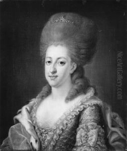 Sofia Magdalena, 1746-1813, prinsessa av Danmark drottning av Sverige by Adolf Ulrik Wertmuller