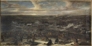 Slaget vid Lund. Fjarde drabbningen. by Johann Philipp Lemke