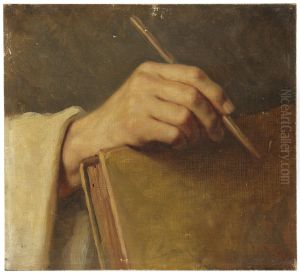 Studie av en hand by Amalia Lindegren
