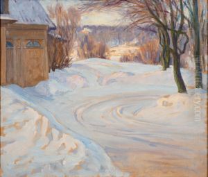 Vagen. Vinterbild by Prince Eugen, Duke of Narke