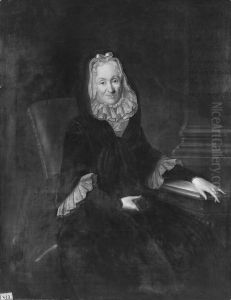 Marthe du Val, 1660-1741, gift med de Rocoulles by Antoine Pesne