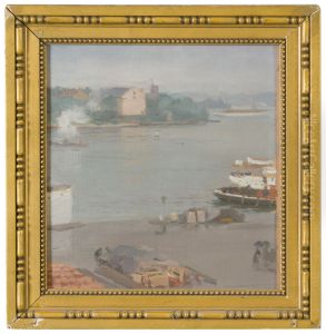 On the Quay by William Blair Bruce