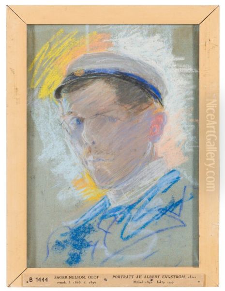 Albert Engstrom. Sketch - view 1