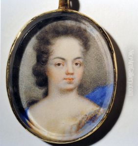 Susanna Elisabeth Brenner (1677-1700), konstnarens dotter, g Gyllenhook by Elias Brenner