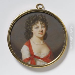 Fredrica Charlotta (Lolotte) Forsberg, 1766-1840, g. Stenbock, grevinna, hovdam by Johann Dominik Bossi